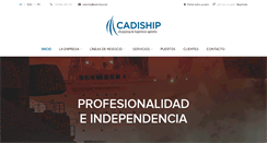 Desktop Screenshot of cadiship.com
